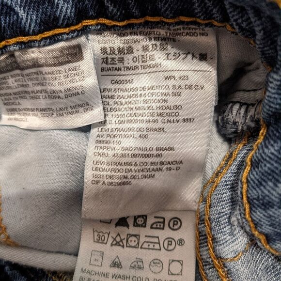 Levi's 513  jean raw hems size L30 W30 G2 - Picture 15 of 15